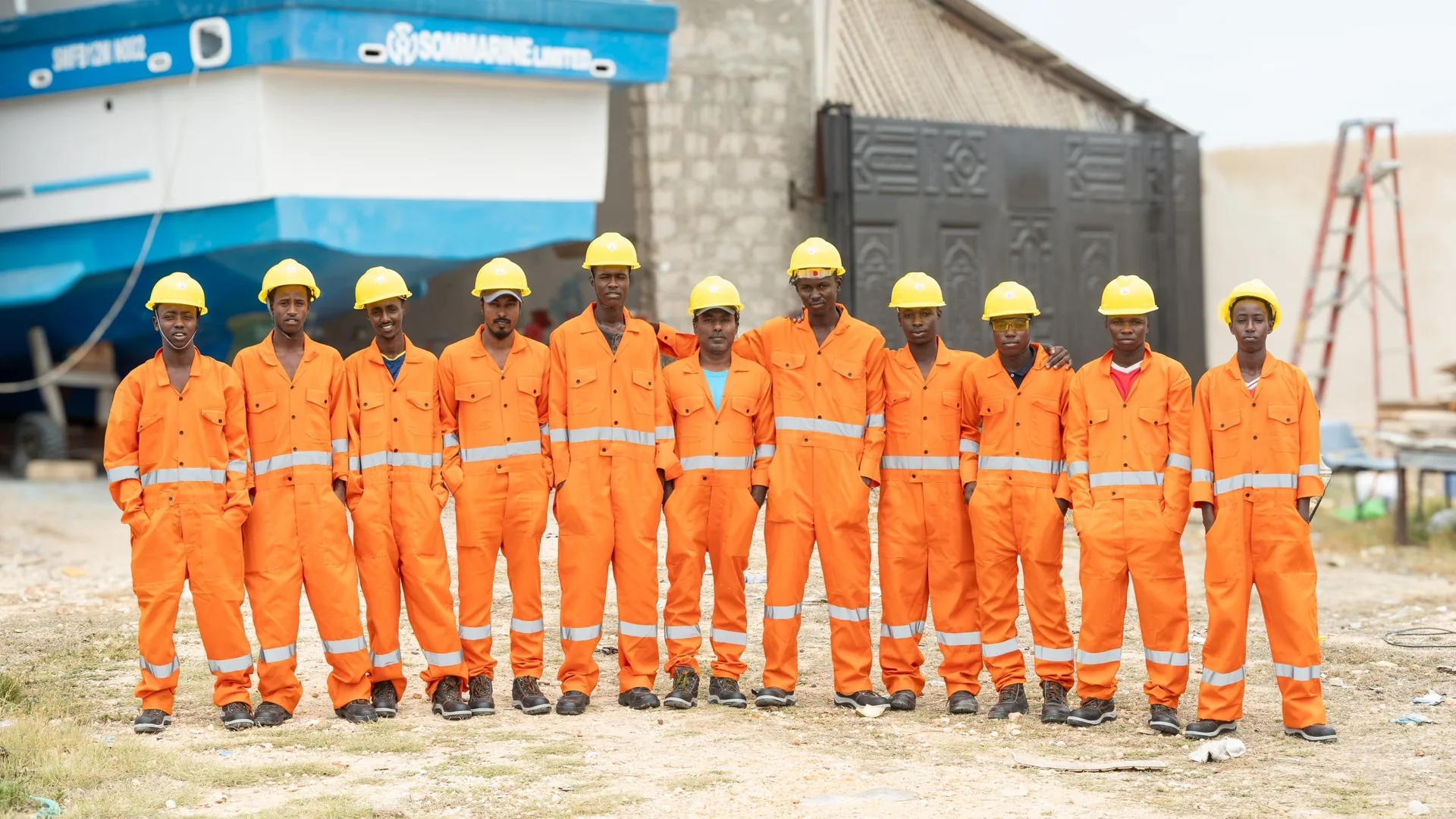 Sommarine shipyard safety team
